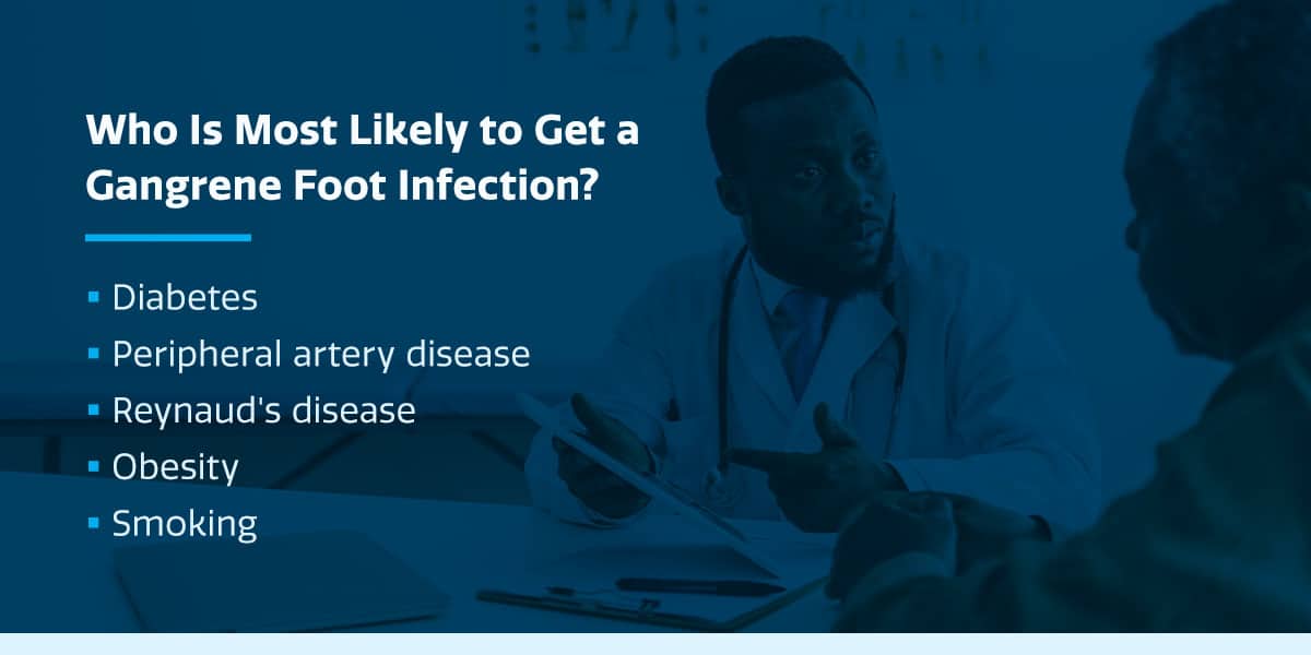 Who Is Most Likely to Get a Gangrene Foot Infection?