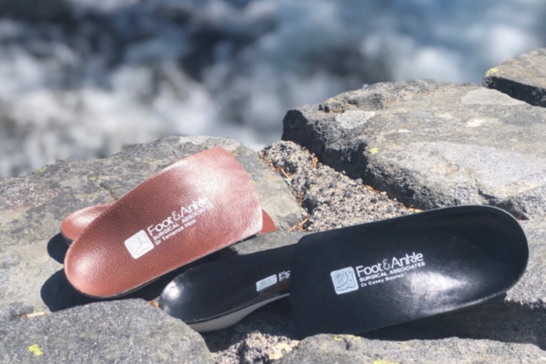 custom orthotics from Foot & Ankle Surgical Associates